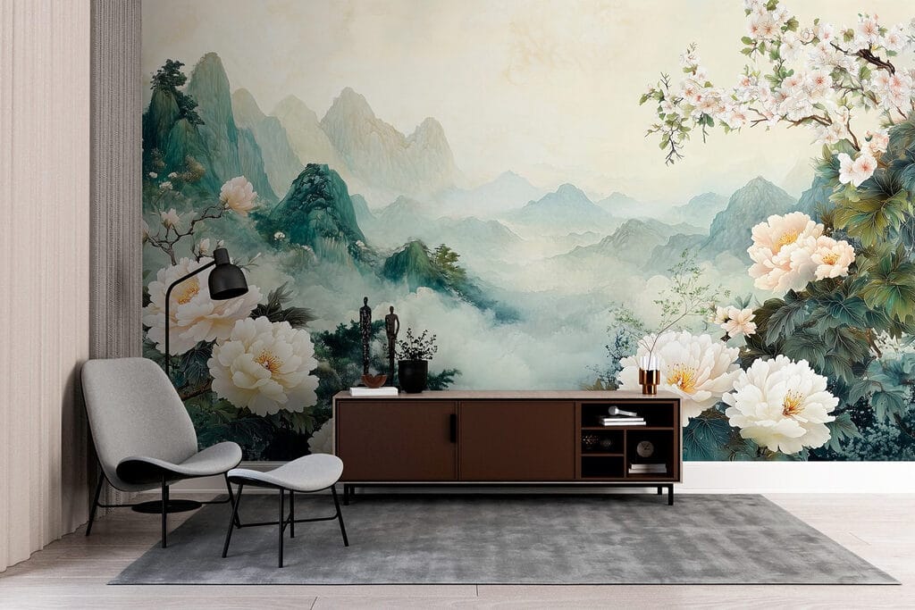 Pioenen voor mistige bergen — interieur 5
