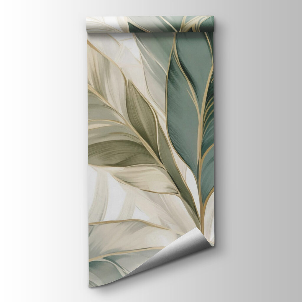 Groen blad, gouden nerven — productweergave
