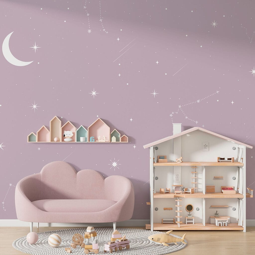 Maan tussen fijne sterrenlijnen — interieur 2