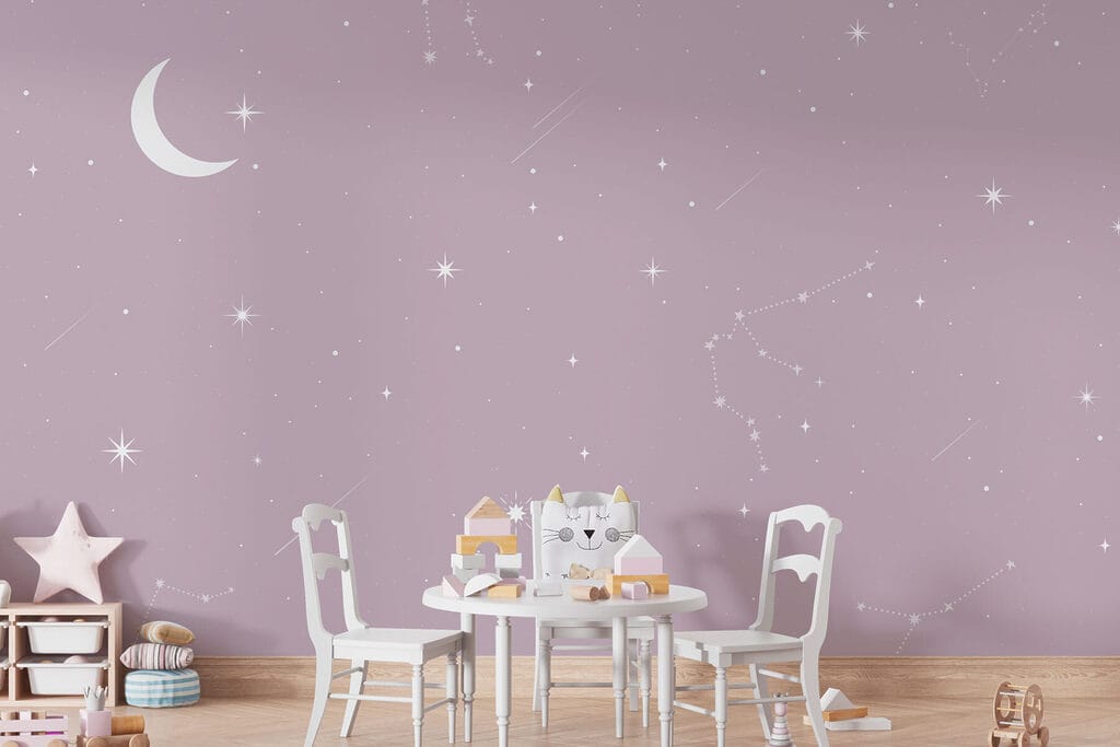Maan tussen fijne sterrenlijnen — interieur 3