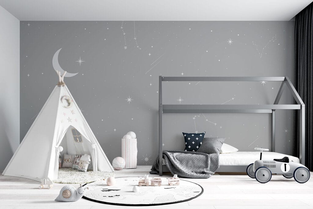 Maan tussen fijne sterrenlijnen — interieur 1
