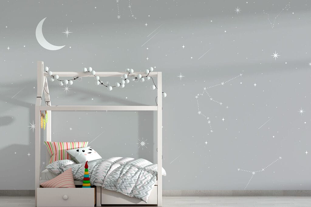 Maan tussen fijne sterrenlijnen — interieur 3