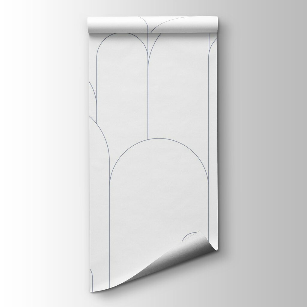 Wit en blauw patroon — productweergave