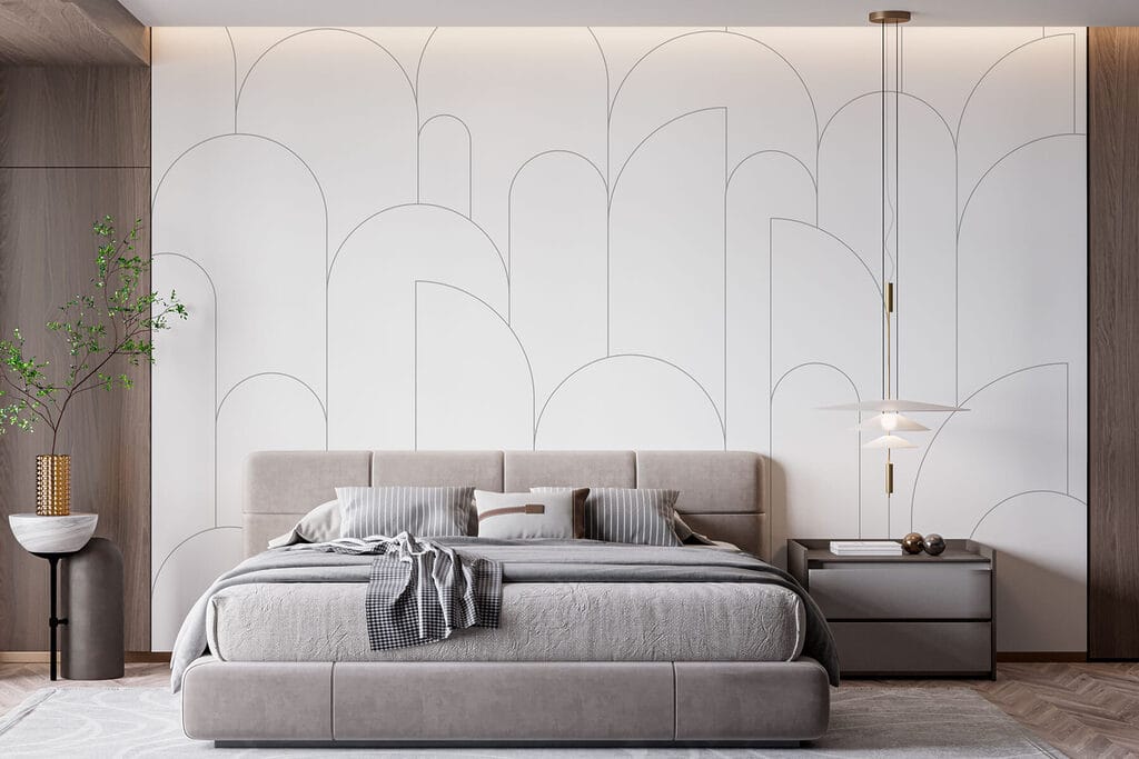 Wit en zwart patroon — interieur 1