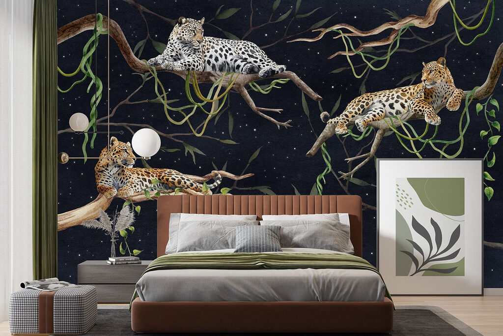 Luipaarden bij de sterrenhemel — interieur 1