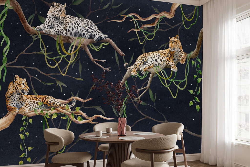 Luipaarden bij de sterrenhemel — interieur 3