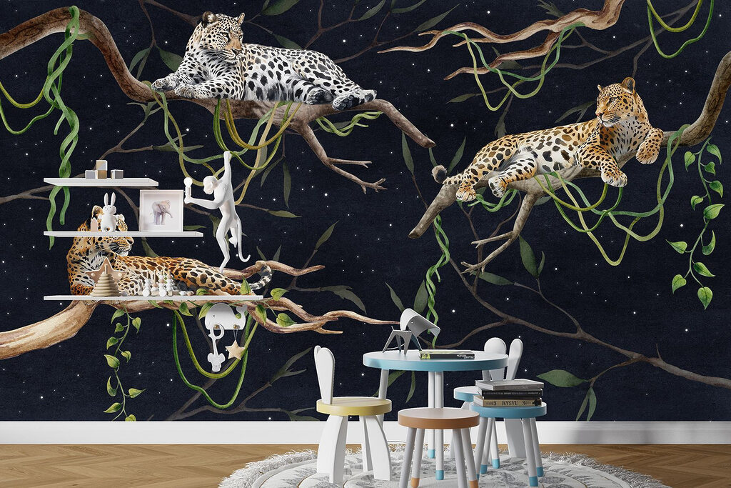 Luipaarden bij de sterrenhemel — interieur 5
