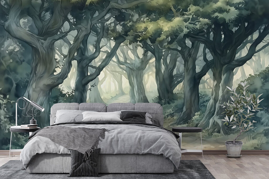 Pad door een bos — interieur 1