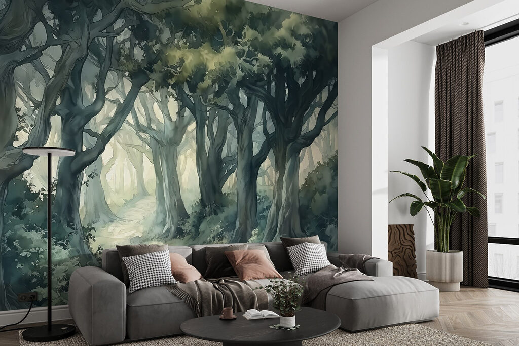 Pad door een bos — interieur 4