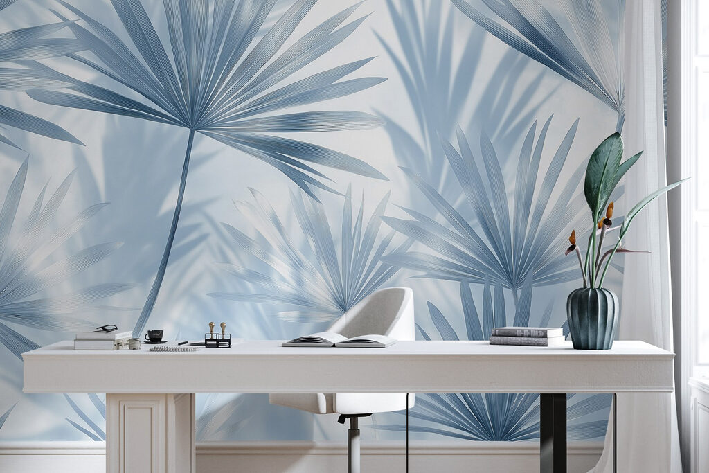 Delicate palmen in zachte tinten — interieur 5