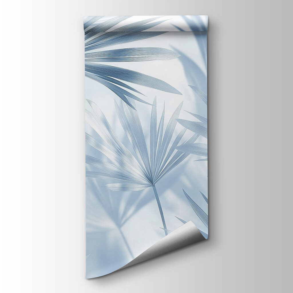 Delicate palmen in zachte tinten — productweergave