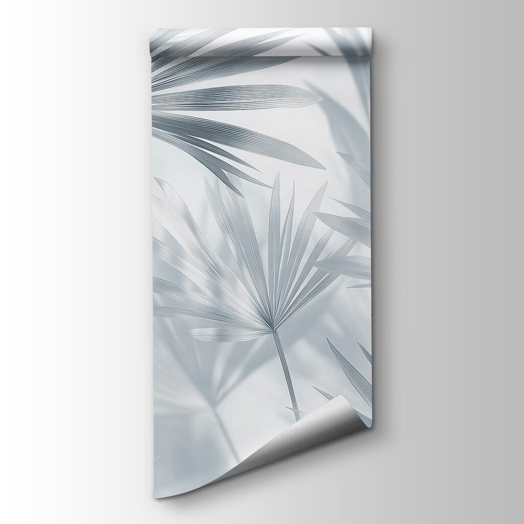Zachte schaduwen van delicate palmbladeren — productweergave