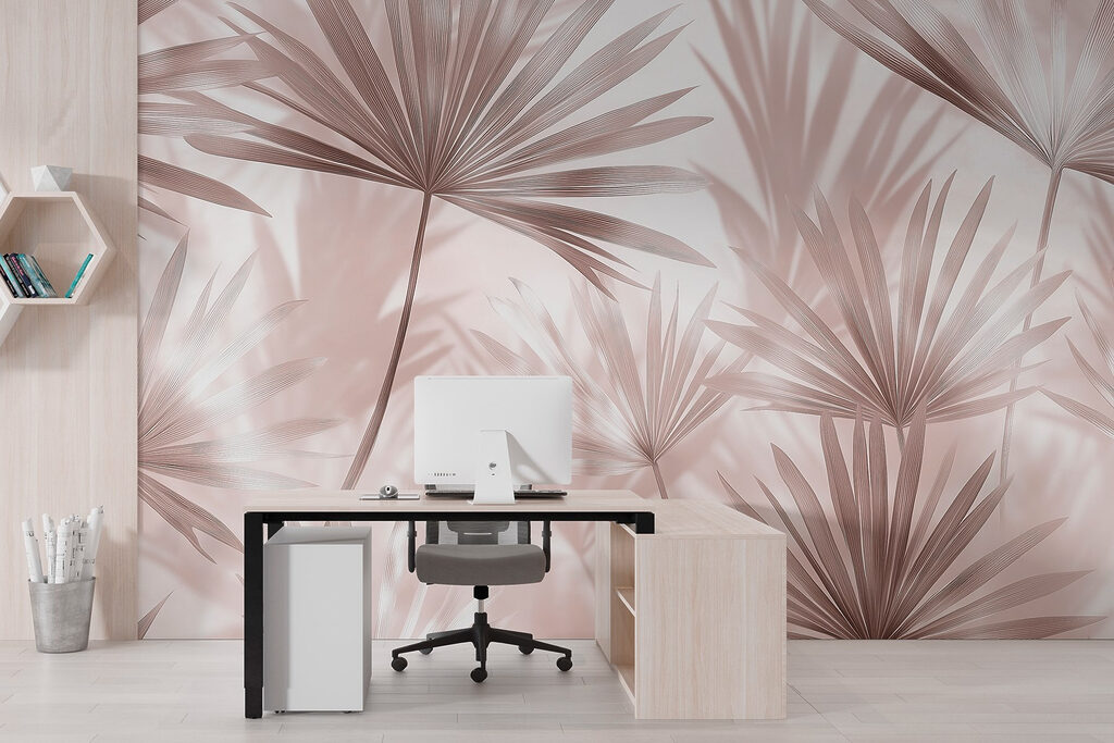 Palmwaaiers vol doorschijnend licht — interieur 5