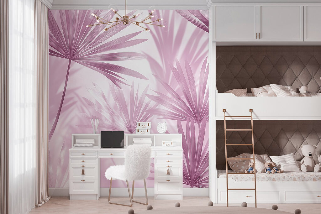 Palmwaaiers vol doorschijnend licht — interieur 2