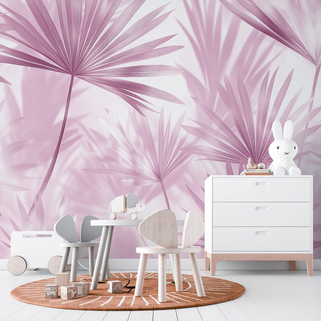 Palmwaaiers vol doorschijnend licht — interieur 3