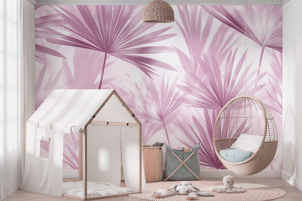 Palmwaaiers vol doorschijnend licht — interieur 4