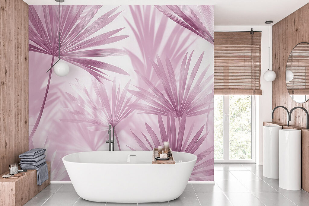 Palmwaaiers vol doorschijnend licht — interieur 5