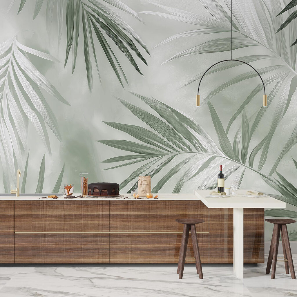Slanke palmveren als schaduw — interieur 4