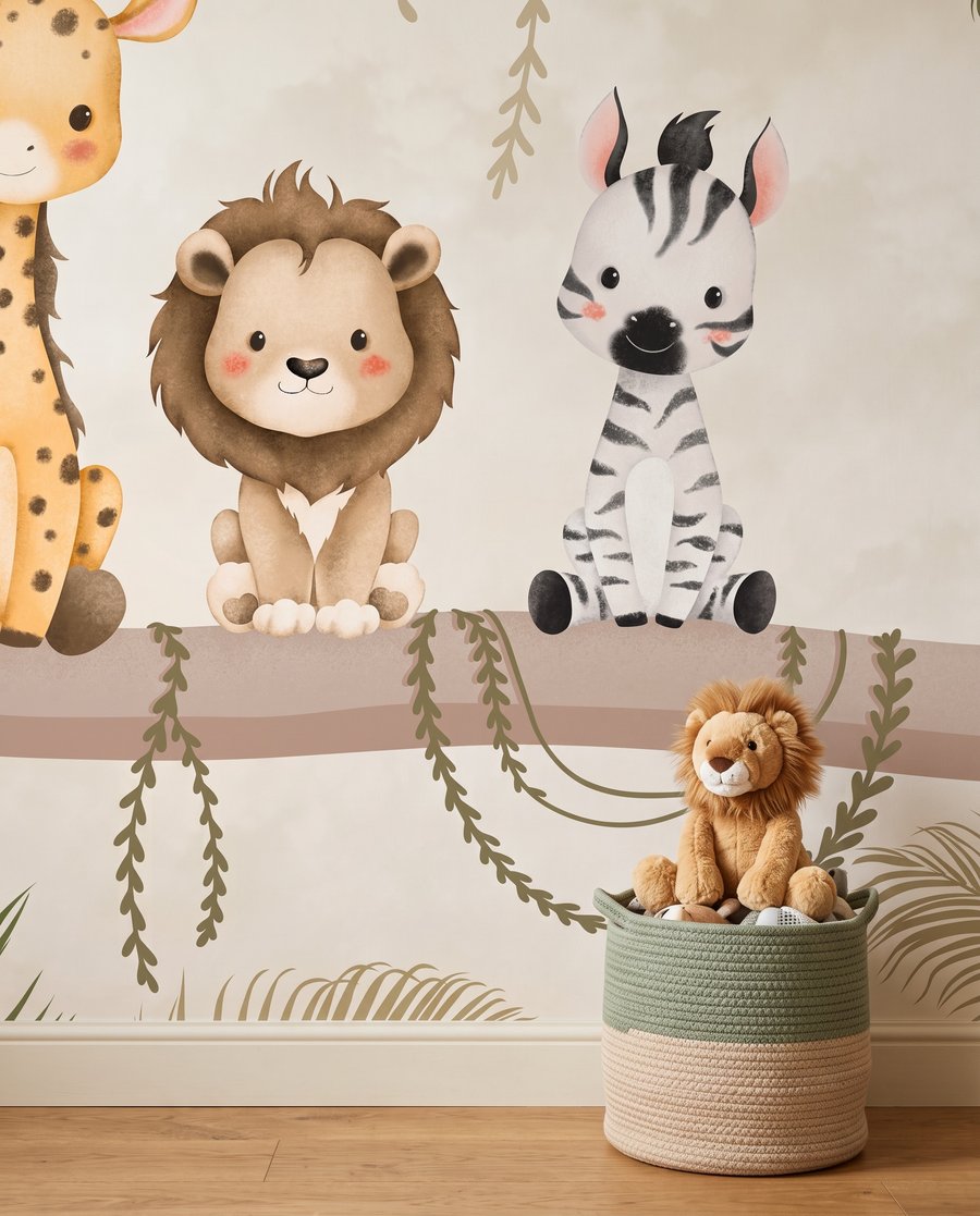 Junglevriendjes op een tak — interieur 3