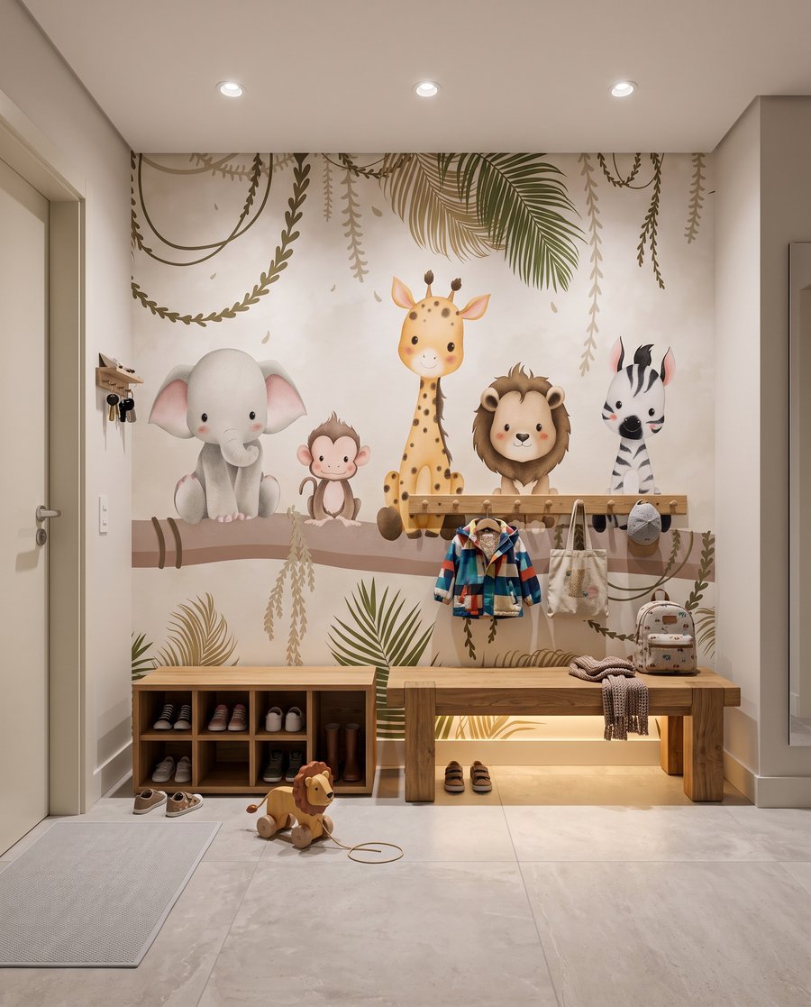 Junglevriendjes op een tak — interieur 5