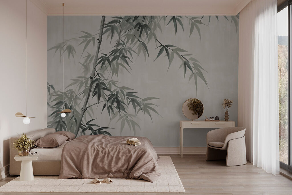 Bamboe in grijze stilte — interieur 2