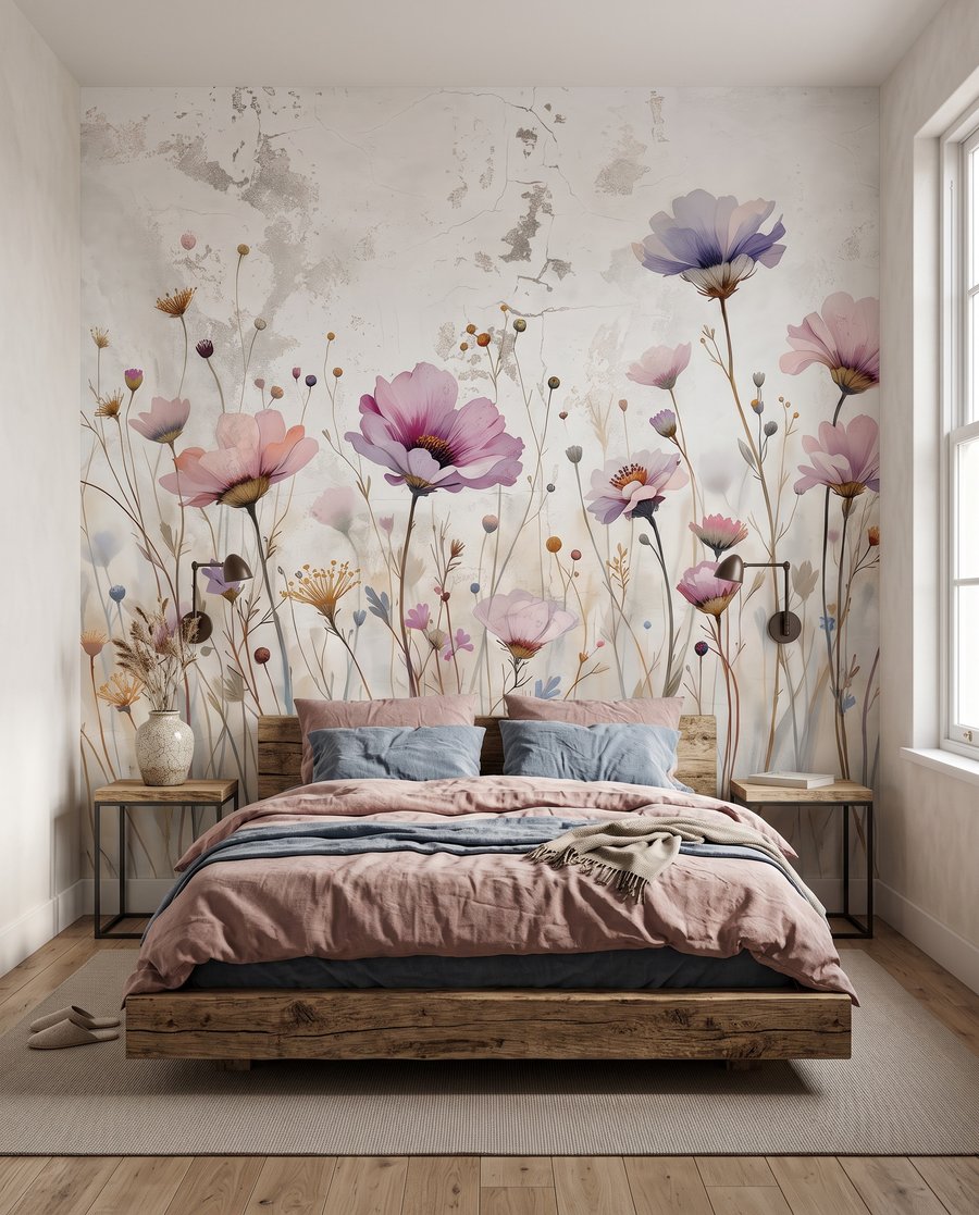 Bloemen op lange stelen — interieur 2