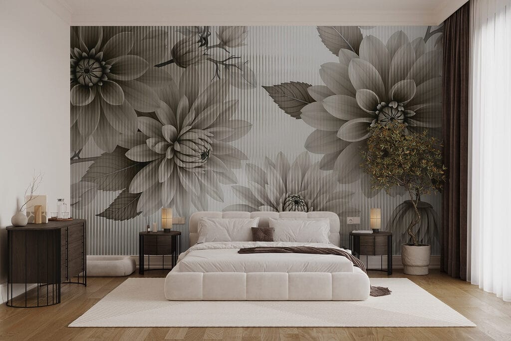 Dahlia's in fijne lijnen — interieur 2