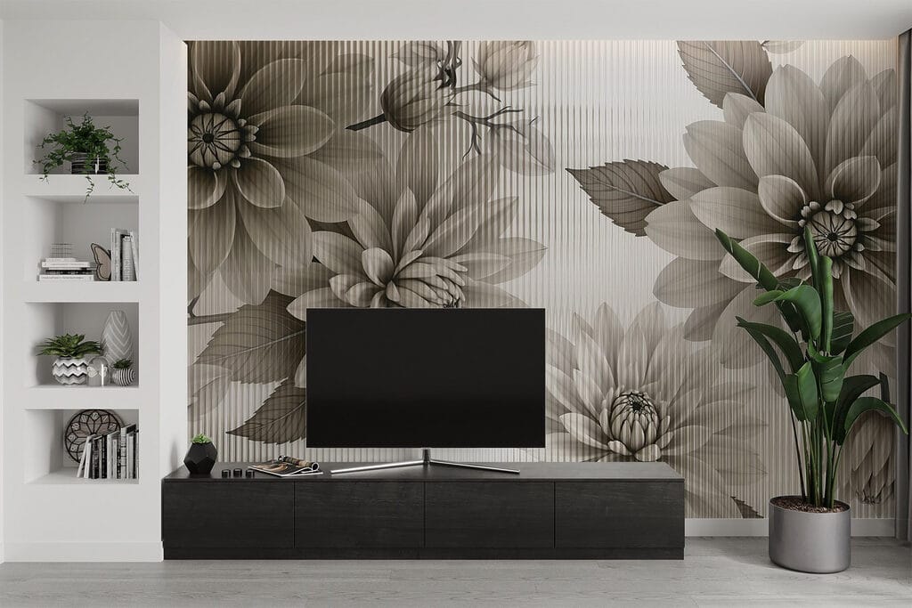 Dahlia's in fijne lijnen — interieur 3