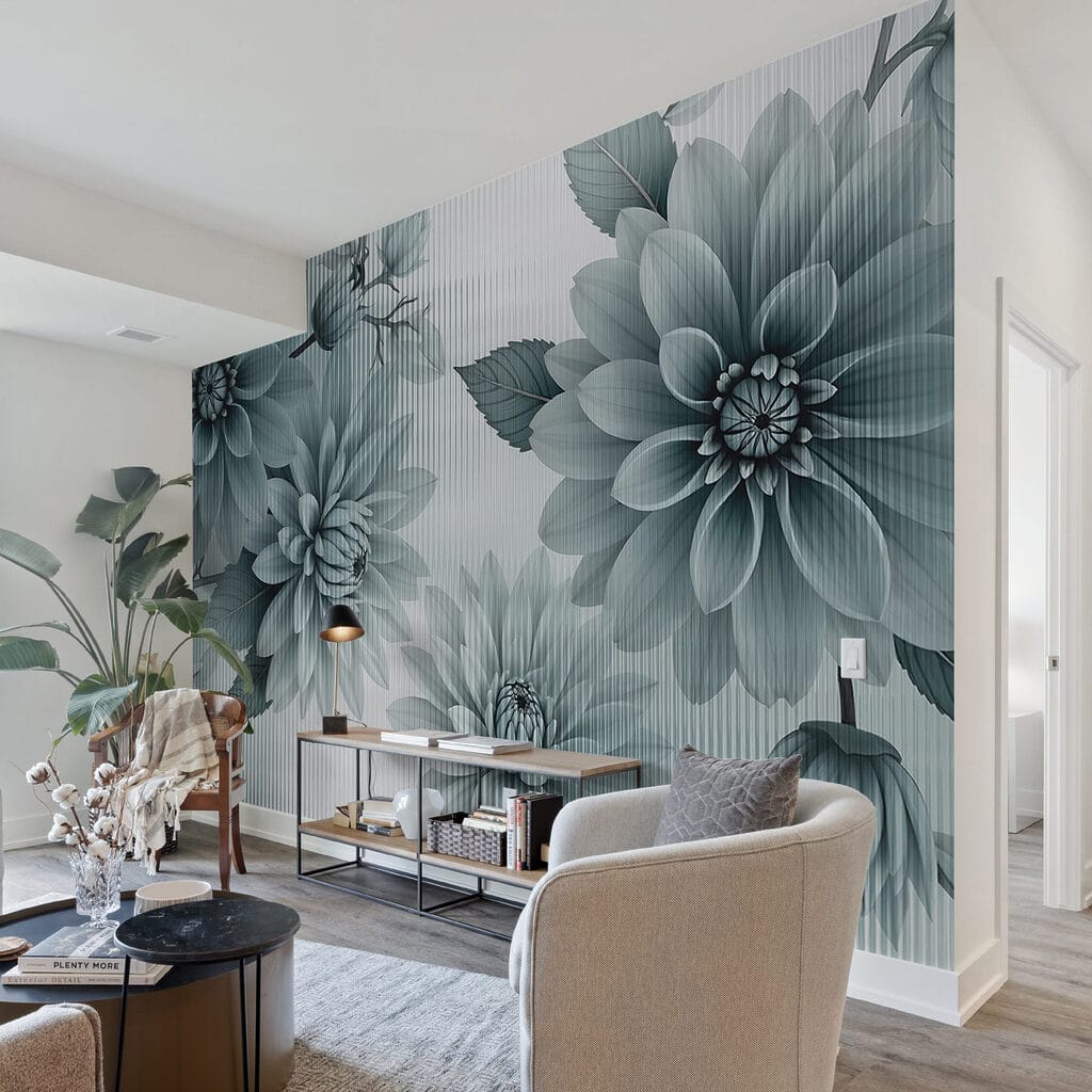 Dahlia's in fijne lijnen — interieur 2