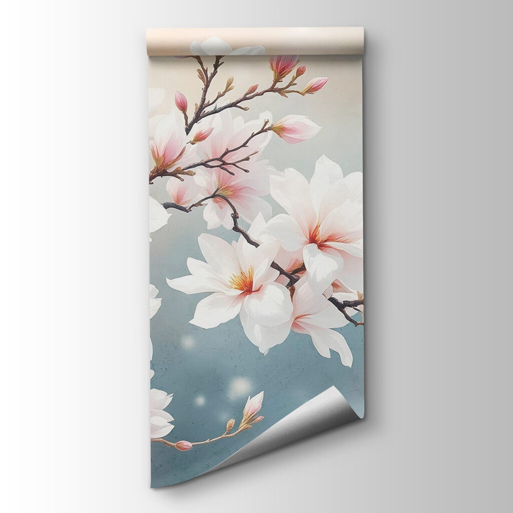 Magnolia in zacht tegenlicht — productweergave