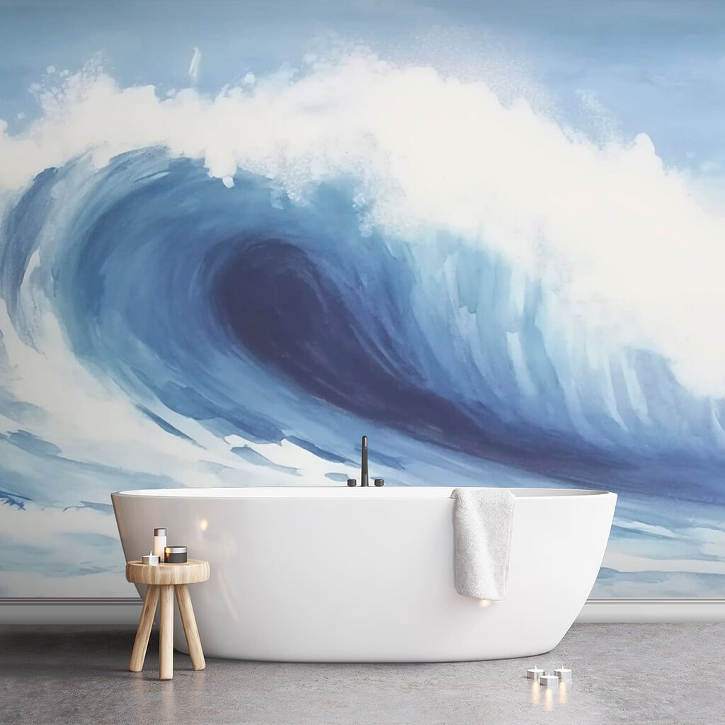 Grote golf in de oceaan — interieur 3