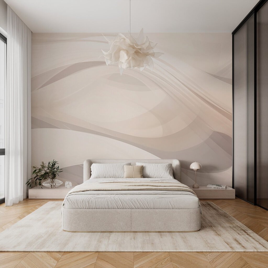 Witte en grijze achtergrond in een interieur