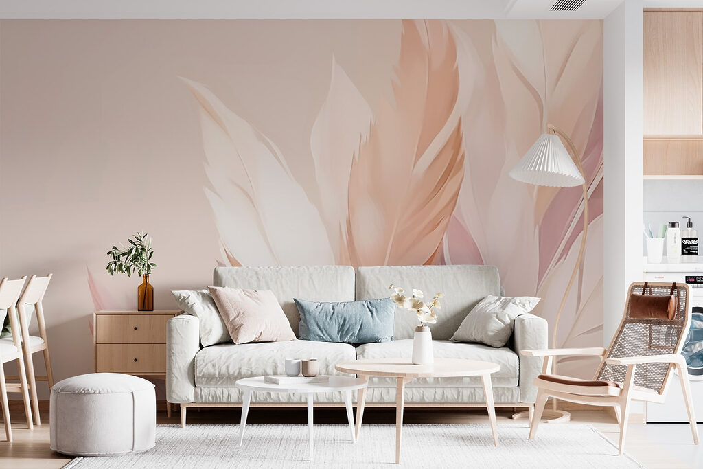 Lichte bladeren in perzik — interieur 1