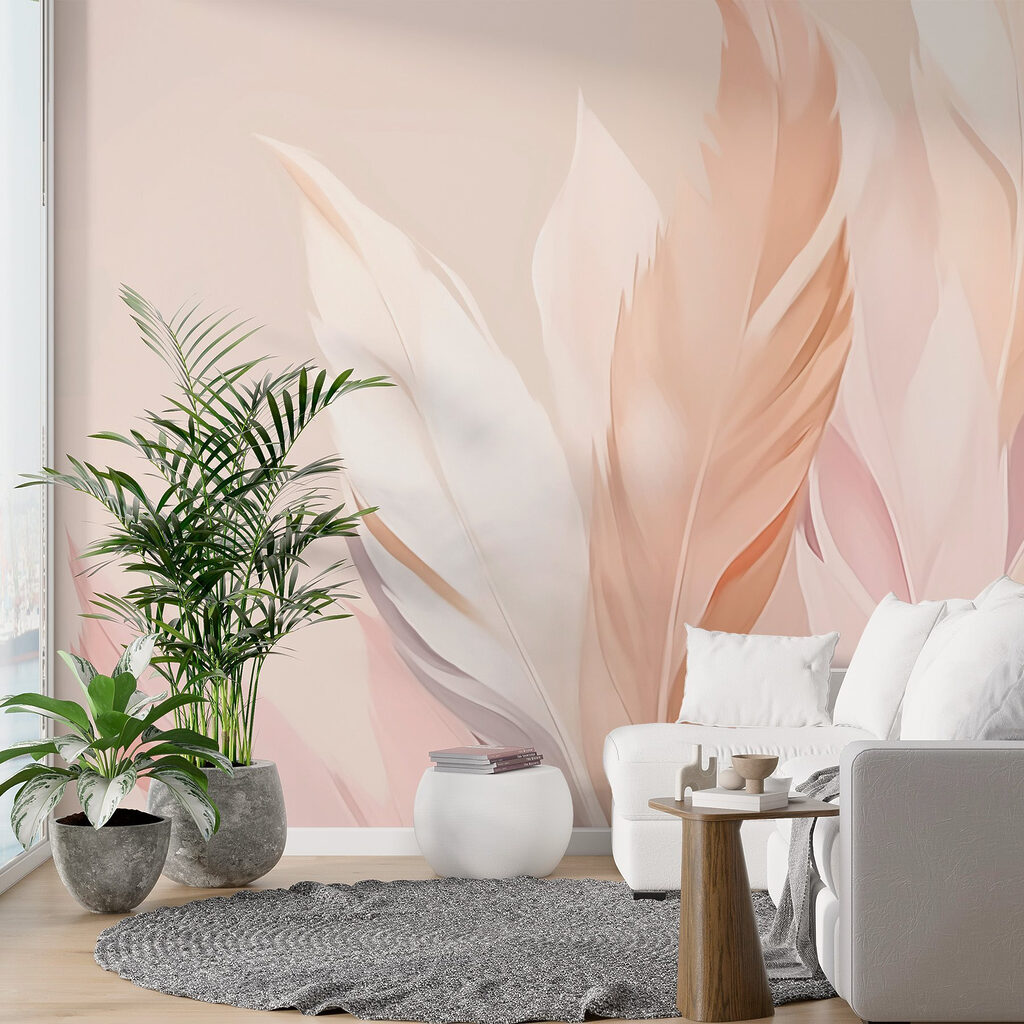 Lichte bladeren in perzik — interieur 2