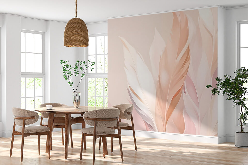 Lichte bladeren in perzik — interieur 3