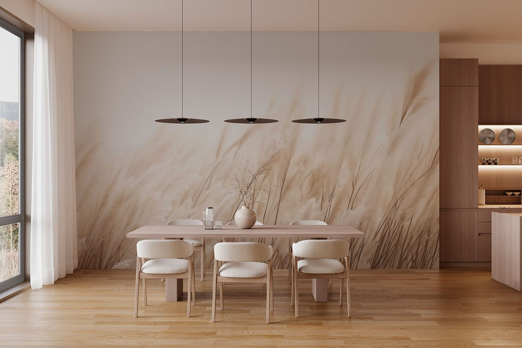 Grashalmen buigen naar rechts — interieur 2