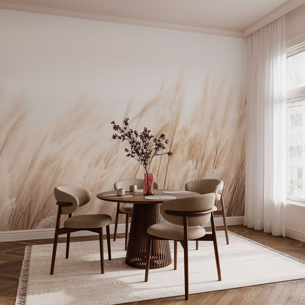 Grashalmen buigen naar rechts — interieur 3