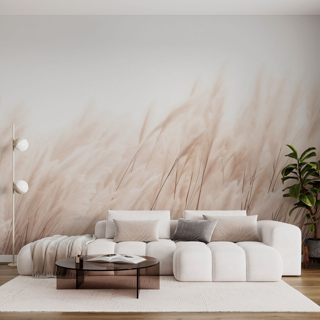 Zachte grassen in zacht zonlicht — interieur 2