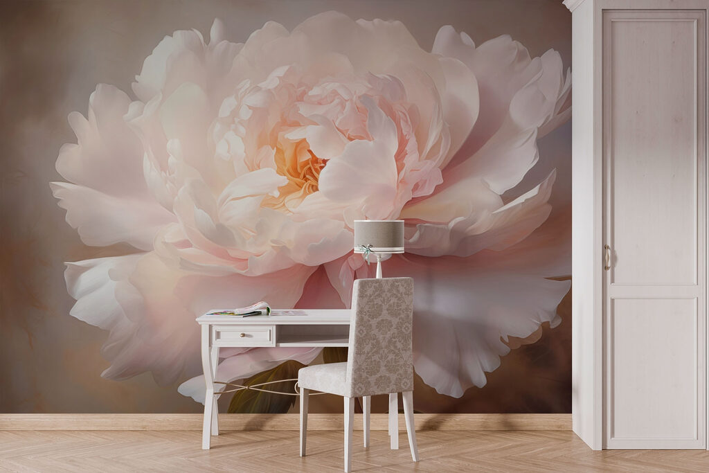 Roze bloem in licht — interieur 3