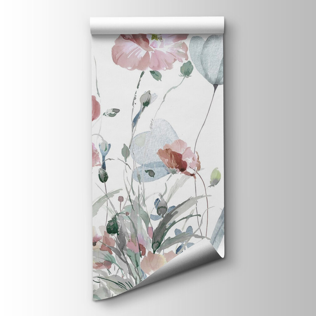 Bloemen in losse waterverf — productweergave