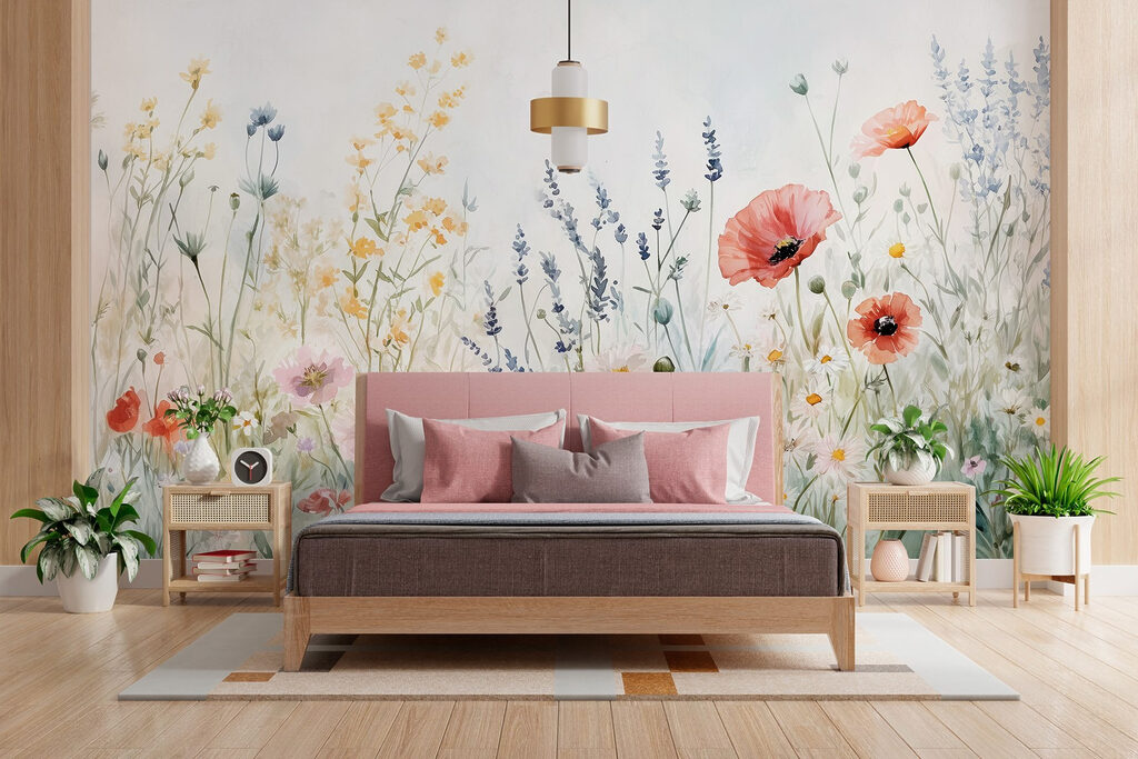 Bloemenweide vol kleine kleuren — interieur 2