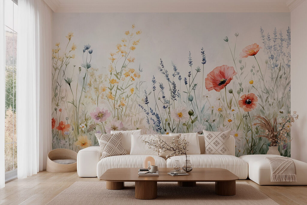 Bloemenweide vol kleine kleuren — interieur 3