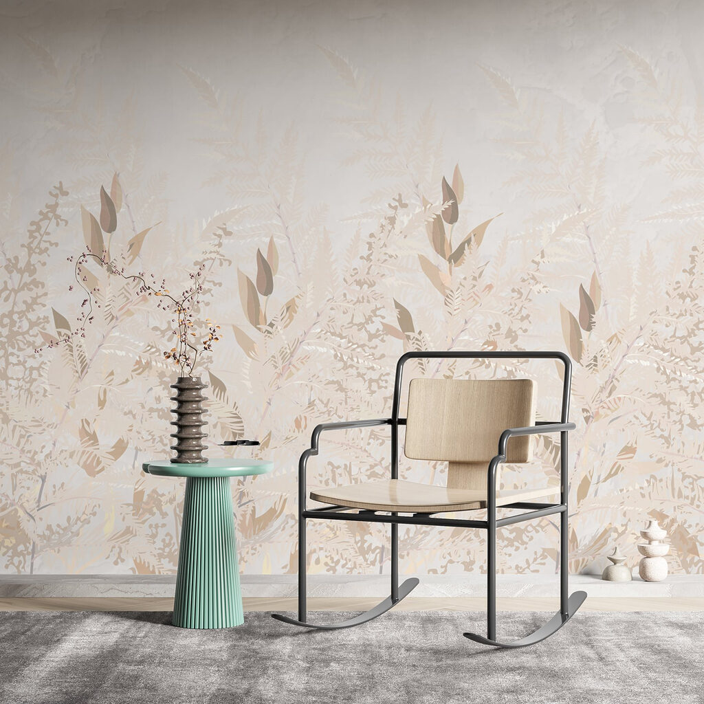 Gouden grassen op crème — interieur 2