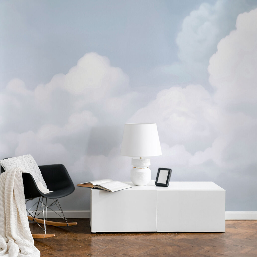 Witte wolken, zachte tinten — interieur 2