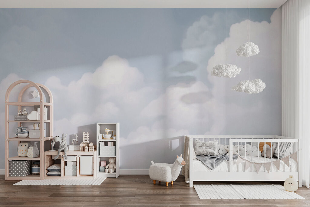 Witte wolken, zachte tinten — interieur 3