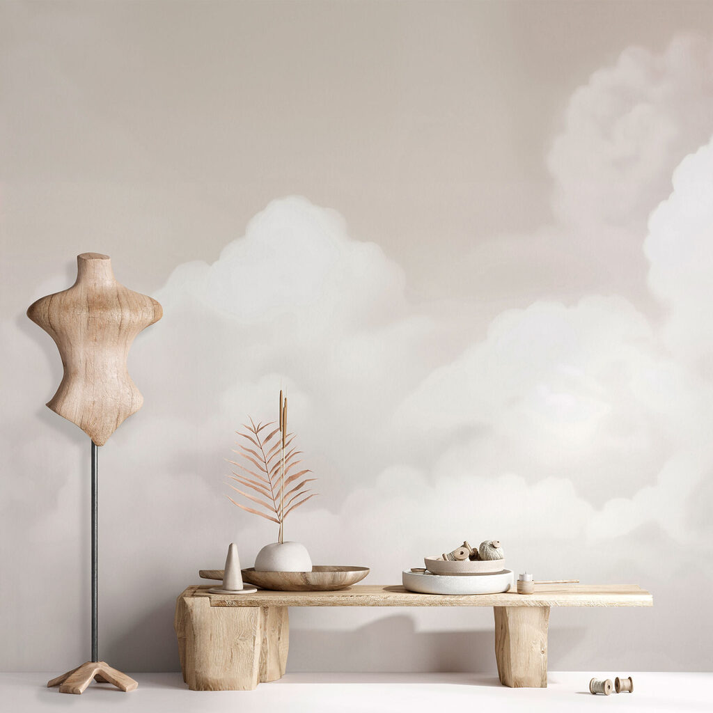 Witte wolken, zachte tinten — interieur 2