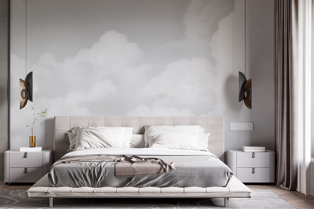 Witte wolken, zachte tinten — interieur 2