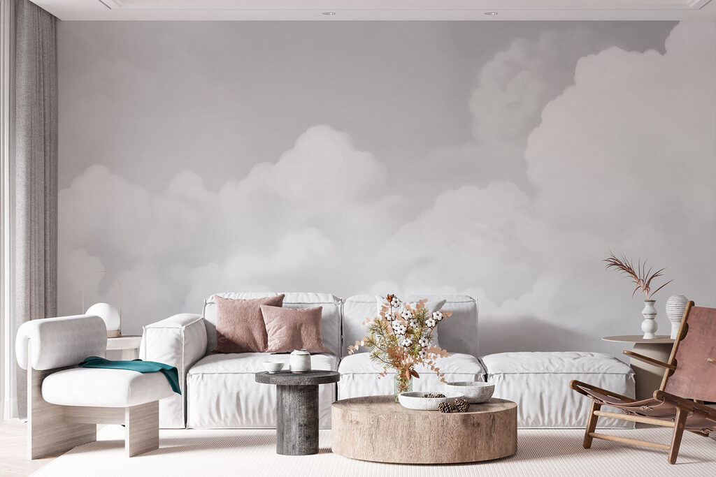 Witte wolken, zachte tinten — interieur 3