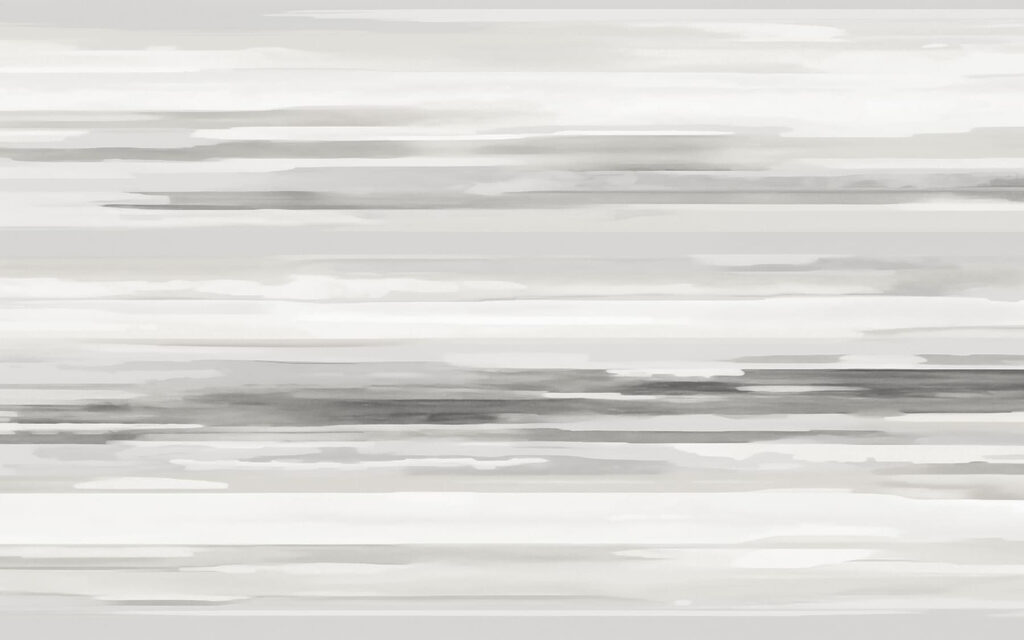 Grijze streken langs horizon — volledig ontwerp