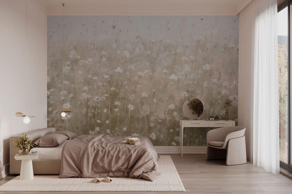 Kleine bloemen vol ochtendlicht — interieur 2